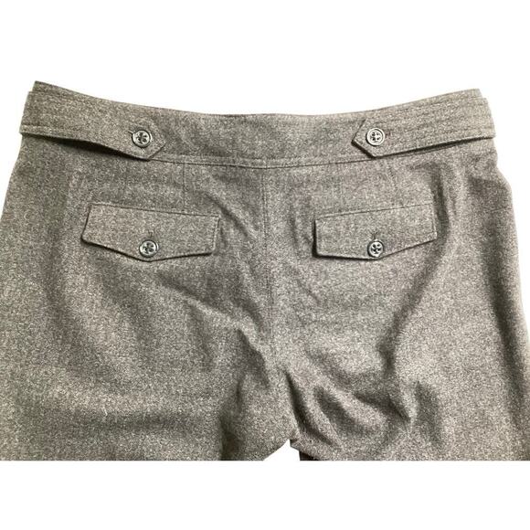 CARTONNIER Anthropologie Pants Size 12 Wide Flare Leg Capri Gray - Picture 5 of 8